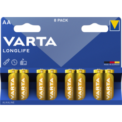 varta 4106101418 Longlife AA 8 Pack
