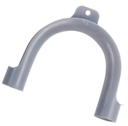 nordicquality Plastic hook for outlet hose, Grey - BULK