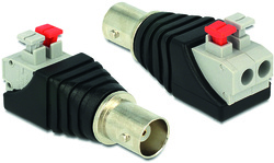 delock 65526 Adapter BNC female > Terminal Block with push button 2 pin