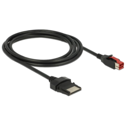 delock 85478 PoweredUSB cable male 24 V > 8 pin male 2 m for POS printers and terminals