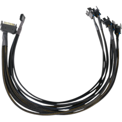 inet 8906902 Splitter for PWM fans, 4-pin to 5x4-pin fe, Molex power