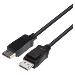 Deltaco DP8K-1030-LSZH DisplayPort cable, 3m, 8K, DP 1.4, DSC 1.2, LSZH black