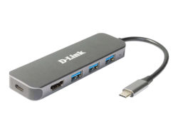 dlink DUB-2333 5-in-1 USB-C Hub with HDMI/Power Delivery
