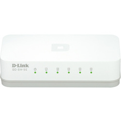 5-Porttinen Ethernet Easy Desktop kytkin, 5-porttia 10/100Mbps, valkoinen