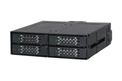 icydock MB607SP-B 4x 2.5" to 1x 5.25" bay mobile rack SATA metal black