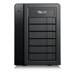 promise F40P2R600000002 Pegasus32 R6 RAID-laite, 24TB (6x 4TB), 2 x USB-C, Thunderbolt 3, USB 3.2 Gen 2, musta