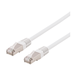 S/FTP Cat6 laitekaapeli, delta-cert, LSZH, 15m, valkoinen