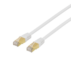 S/FTP Cat7 laitekaapeli, LSZH (halogeeniton), 3m, valk