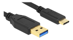 delock 84004 SuperSpeed USB (USB 3.2 Gen 1) Cable Type-A to USB Type-C 2 m