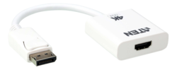 aten VC986B-AT DisplayPort to True 4K HDMI Active Adapter, white