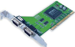 moxa CP-102U Serial port card, 2xDB9male, RS-232, PCI