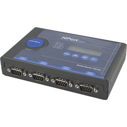 moxa NP-5410 Serial port server, 4xRS-232 with LCD display