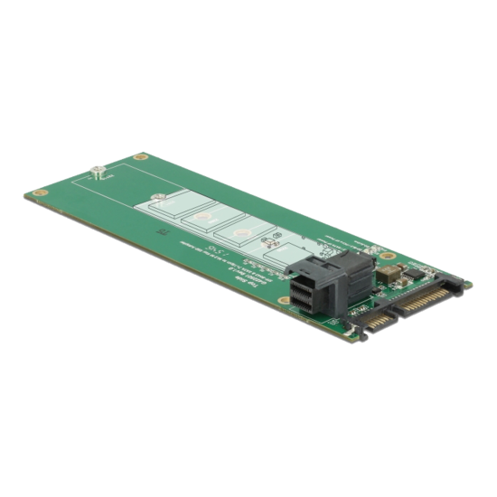 Converter SATA 22 pin / SFF-8643 NVMe > 1 x M.2 NGFF Key M - delock 62703