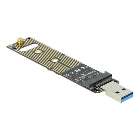 Converter for M.2 NVMe PCIe SSD with USB 3.1 Gen 2 - delock 64069