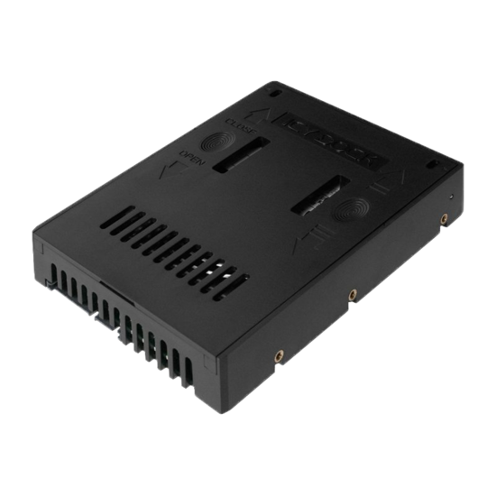 2.5" to 3.5" Adapter/Converter SATA black - icydock MB882SP-1S-2B