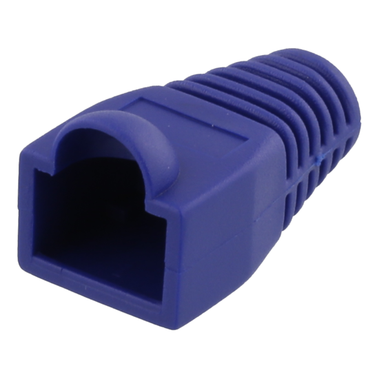 RJ45 liitinsuoja, 5,6mm halkaisija, sininen, 20 kpl - Deltaco MD-22